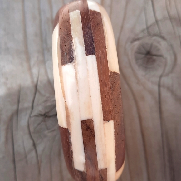 CHUNKY NATURAL TONE BANGEL - Picture 4 of 7